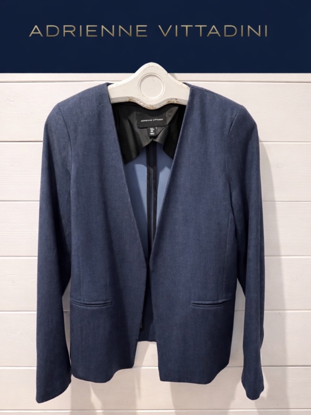 Navy Stretch Blazer – Adrienne Vittadini Small